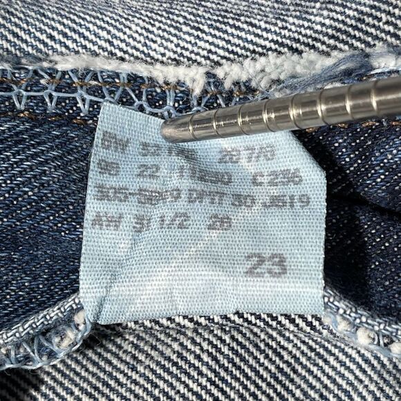 32w RARE 80s USA Vintage LEE bareback tapered‎ leg jeans - Picture 5 of 10